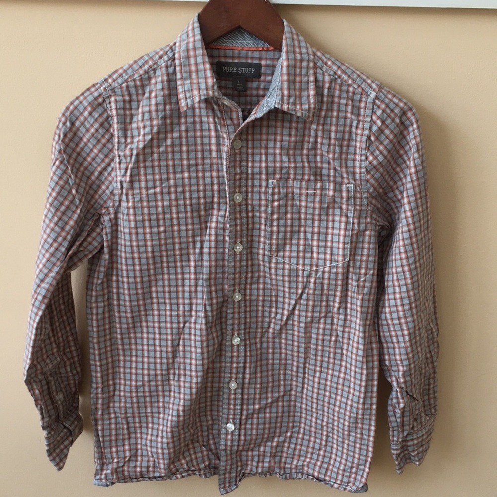 NWOT cotton checkered shirt